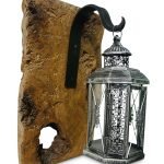 Rustic Wall Mounted Lantern Hook
