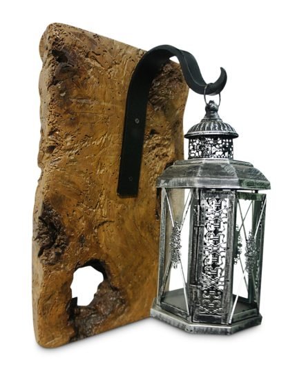 Rustic Wall Mounted Lantern Hook