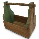 Държач за вино и кутия за пренасяне на 8 бутилки от дъб