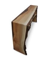 Walnut Shelf Unit With Bark Live-Edge - Image 3