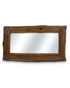 Reclaimed Elm Wood Rectangular Framed Mirror