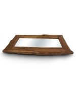 Reclaimed Elm Wood Rectangular Framed Mirror - Image 2