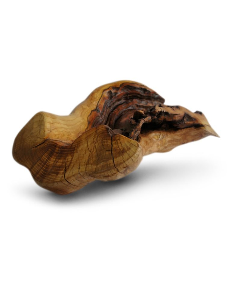 Large Bowl Carved Out Of Salvaged Mulberry