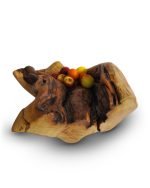 Large Bowl Carved Out Of Salvaged Mulberry - Image 3