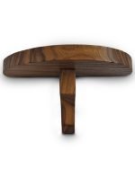 Farmhouse Semi Circle Floating Shelf With Corbel