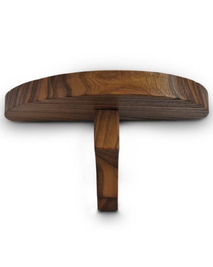 Farmhouse Semi Circle Floating Shelf With Corbel