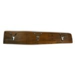 Reclaimed Oak Compact Coat Rack