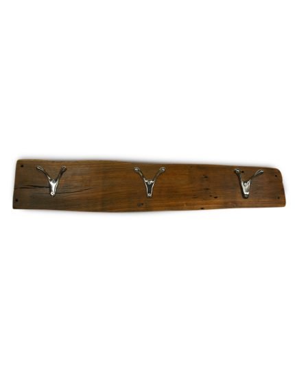 Reclaimed Oak Compact Coat Rack