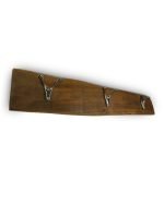Reclaimed Oak Compact Coat Rack - Image 2
