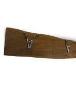 Reclaimed Oak Compact Coat Rack - Image 3