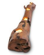 Extra Long Multi Tealight Holder From Salvaged Pear - Image 3