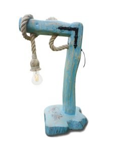 Painted Nautical Rope Table Lamp