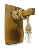 Rustic Rope Sconce Lamp - Image 2