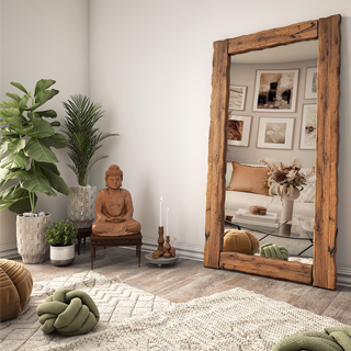 Reclaimed Wood Rectangular Mirror Frame