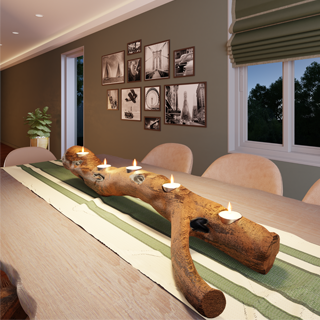 Reclaimed Wood Multiple Tealight Holder