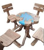 Set of Four Low Chairs