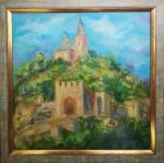 Painting of Tsarevets Fortress in Veliko Tarnovo