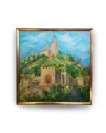 Painting of Tsarevets Fortress in Veliko Tarnovo