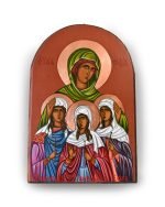 Christian Orthodox Byzantine Icon of Mother Sofia