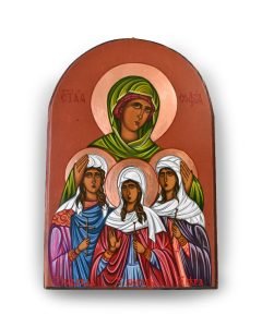 Християнска православна византийска икона на Майка София