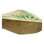 Спасена акациева табела с ръчно рисувани лилави ириси - Image 2