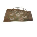 Reclaimed Oak Plaque with Hand-painted Daisies